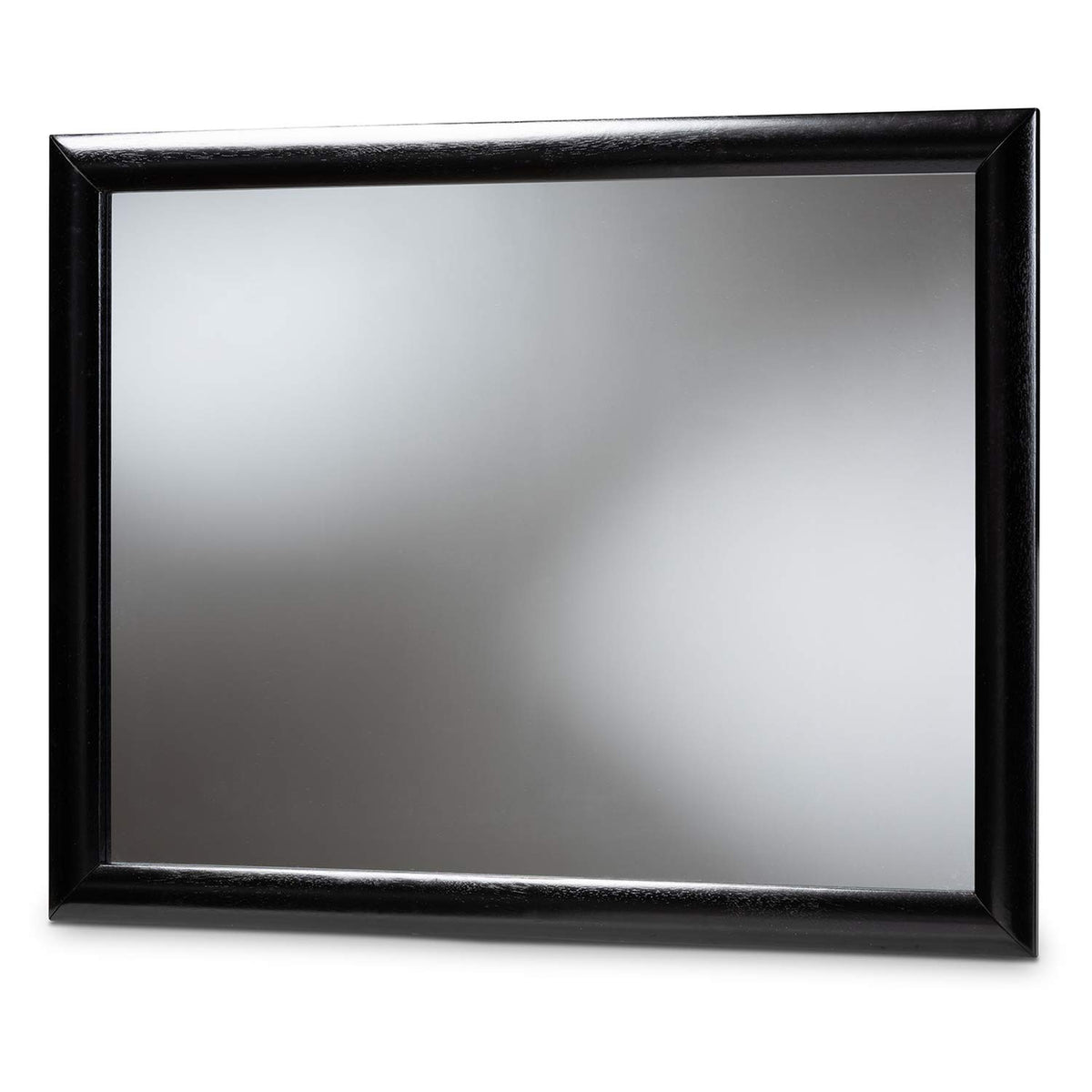 Baxton Studio Kima Black Finished Wood Dresser Mirror