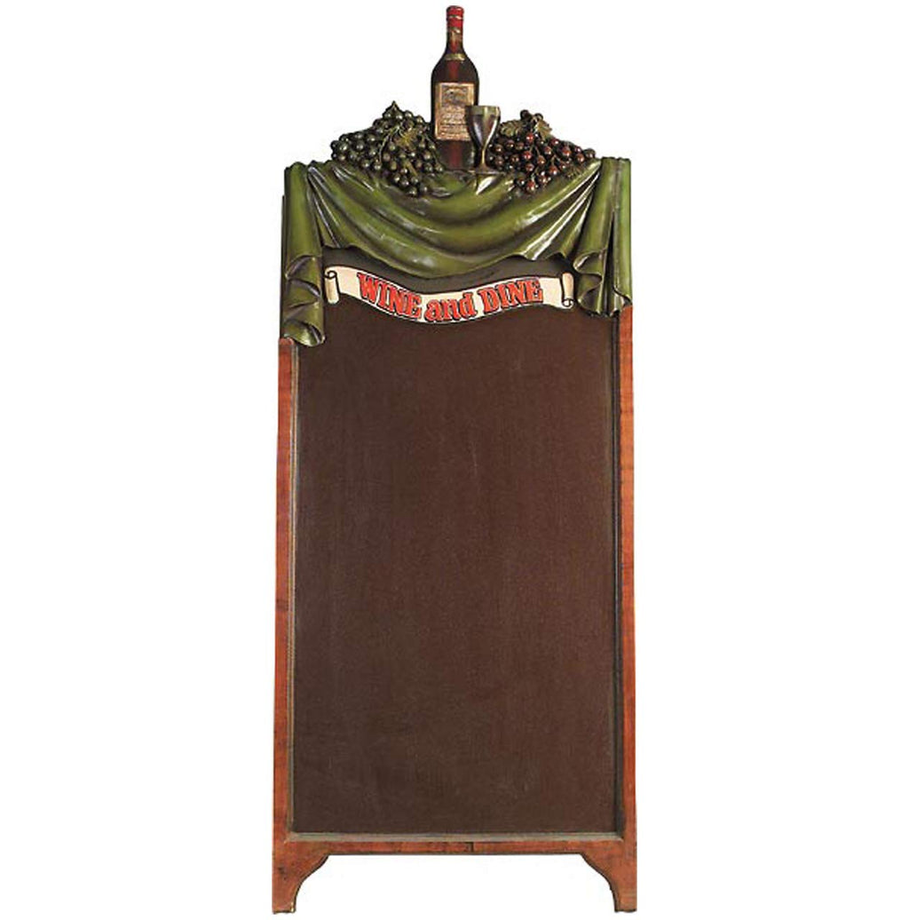 Afd Home Wine And Dine Chalkboard With Stand Restaurant Kitchen Decor