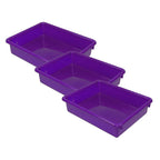 Romanoff Products Rom15106-3 3 In. Purple Stowaway Letter Tray - 3 Each