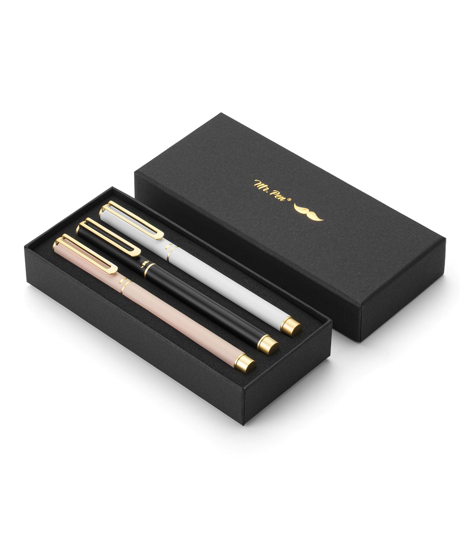 Mr. Pen- Luxury Pen Set, Assorted Color Barrels, Black Ink, Fancy Pen, Fancy Pens For Women, Nice Pens For Men, Pen Gift, Easter