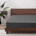 Mr&Hm Satin Fitted Sheet California King Size, Silky Bottom Sheet With Elastic Corner Straps, Deep Pocket Up To 15 Inch, No More