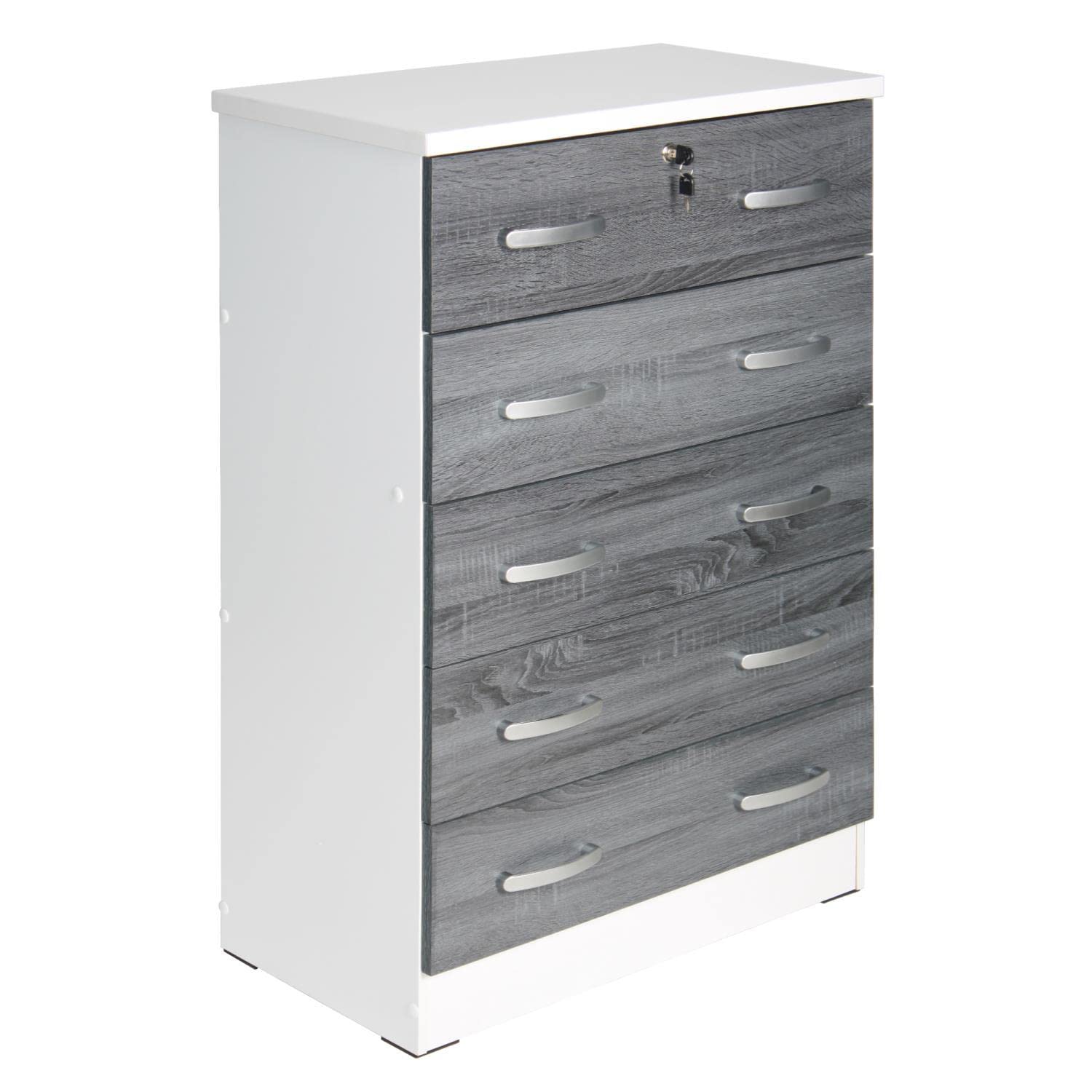 Better Home Products Cindy 5 Drawer Chest - Thumbnail 5