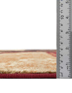 Unique Loom Barista Collection Area Rug - Kouillou (4' 1'' X 6' 1'' Oval, Multi/Brown)