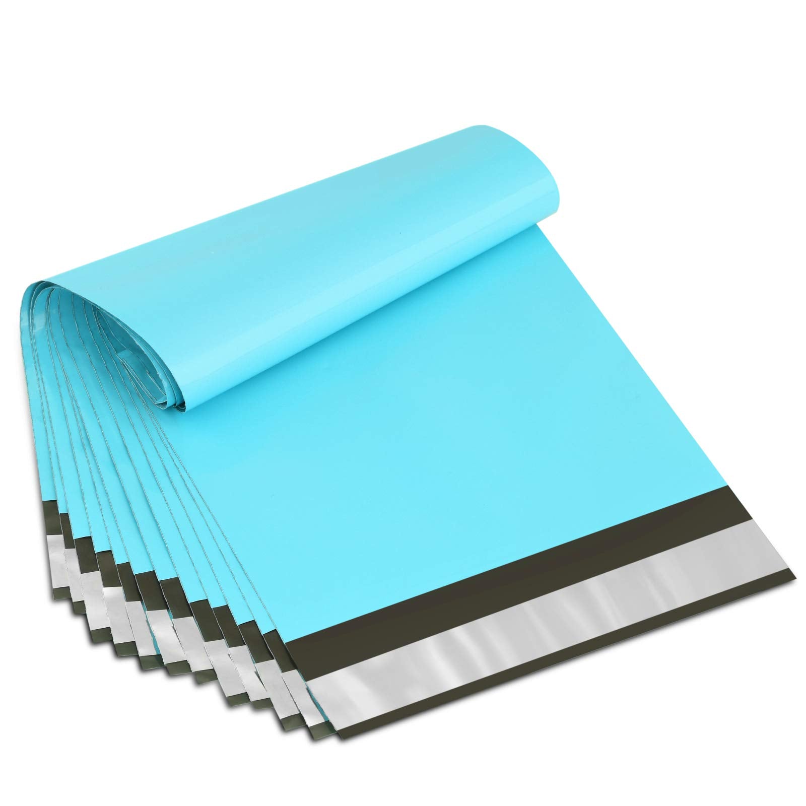 Ucgou Poly Mailers 6X9 Inch Teal 200 Pack Mini #1 Shipping Bags Strong Mailing Envelopes Thick Self Seal Adhesive Waterproof And