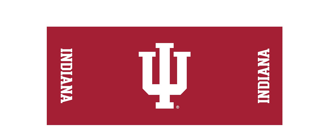 Collegiate Kwik-Covers Rectangle Plastic Table Covers, Bundle Of 2 (Indiana University, 6')