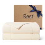 Rest Evercool Cooling Comforter Full/Queen Blanket For Hot Sleepers, Summer Bedding To Keep Cool For Night Sweats, Breathable Al