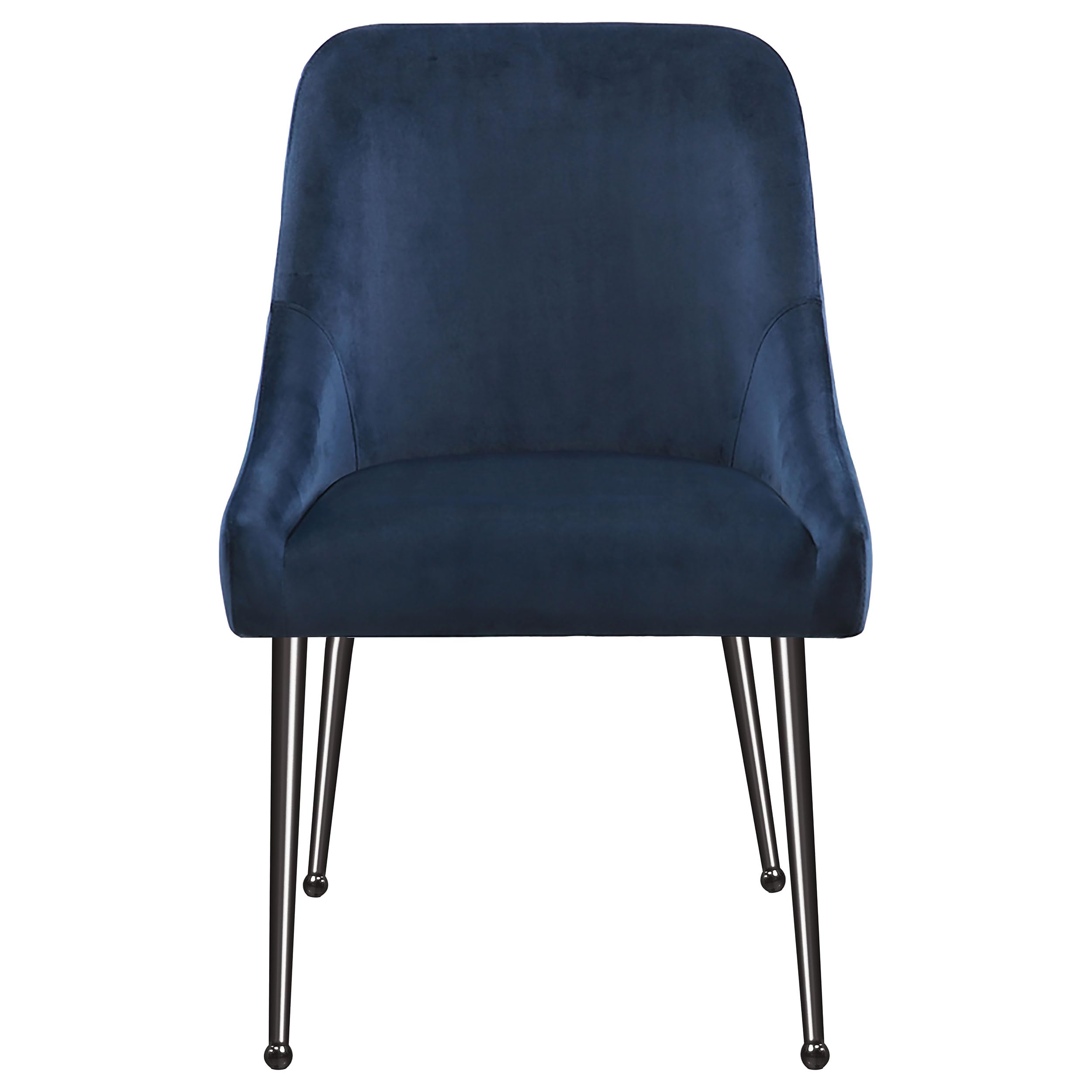 Coaster Home Furnishings Mayette Upholstered Dining Side Chair Blue (Set of 2)