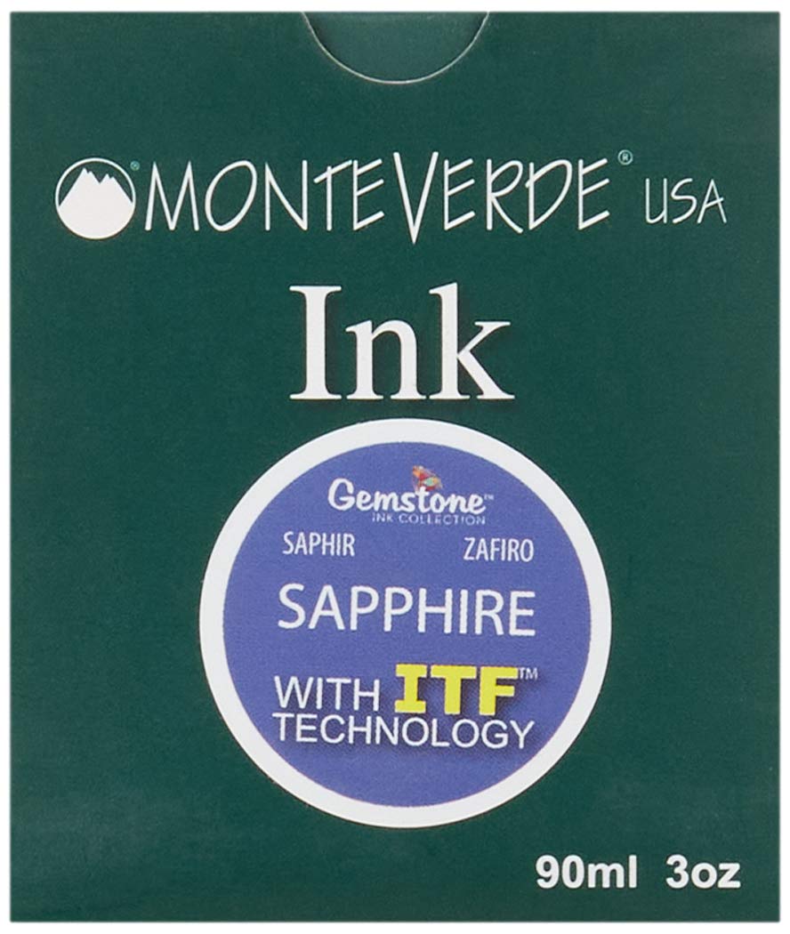 Monteverde Bottle Ink, 90Ml, Sapphire (G308Sa)
