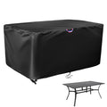 Outdoor Dining Table Cover, 60 Inch Rectangle Patio Dining Table Cover, Waterproof Protective Cover Patio Furniture Covers - 60