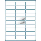 Shop4Mailers 30-Up White Permanent Self Adhesive Shipping Labels 1    X 2 5/8    Easy Peel Stickers For Laser & Inkjet Printers