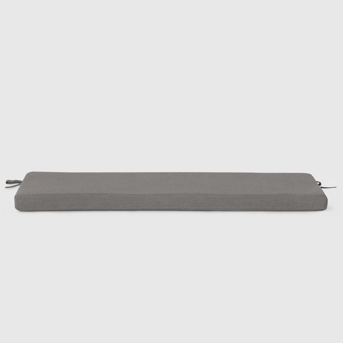Westintrends Solace Water Resistant Outdoor Patio Bench Seat Cushion, 46 X 18, Grey