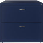 Lys Soho Arc Pull Steel Lateral File, Navy