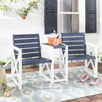 Safavieh Outdoor Collection Ally Rustic Brown Darling Wrought Iron 60.25' Outdoor Tree Bench