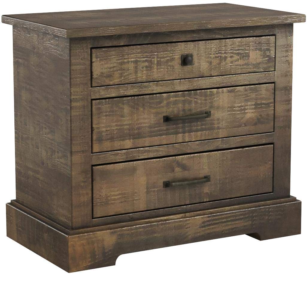 Progressive Furniture Meadow Nightstand, 31&quot; X 17&quot; X 31&quot;, Weathered Grey