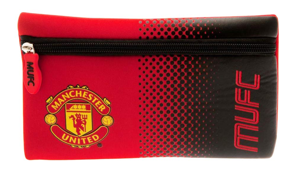 Manchester United F.C. Fade Design Flat Pencil Case
