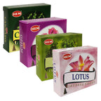 Hem Incense Cones Variety Pack #2 And Cone Incense Burner Bundle With 4 Most Liked Fragrances