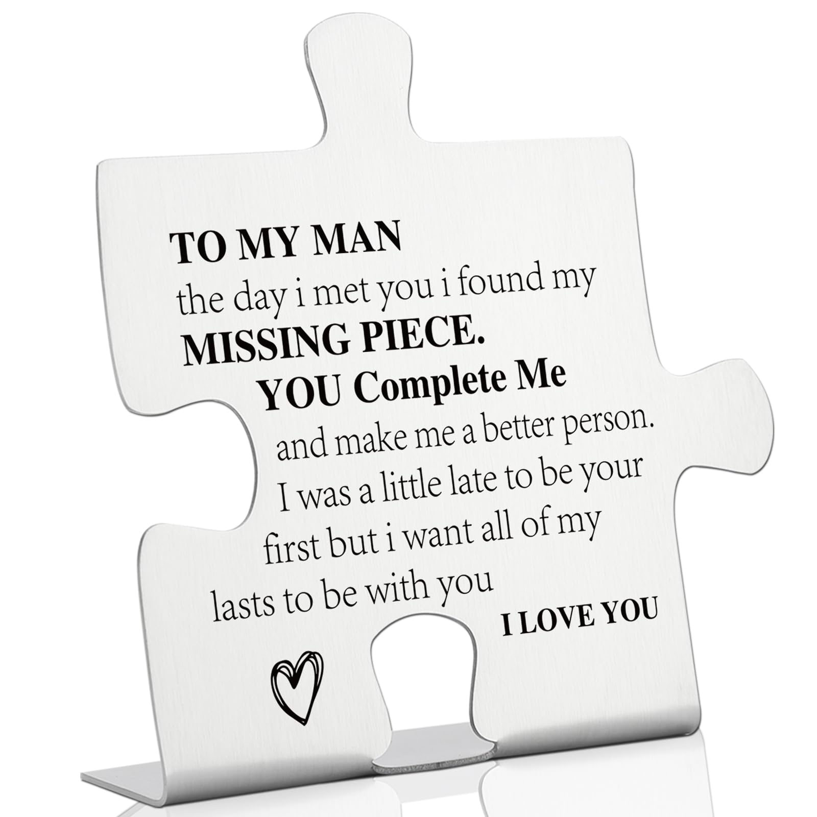 To My Men Gift, Valentines Anniversary Birthday Gifts for Him Fiance Husband, Boyfriend, Groom Engagement Wedding Holiday Father