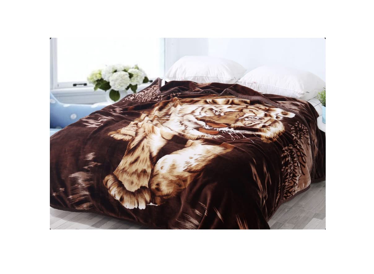 Tiger Blanket Mink Blanket Korean Blanket Heavy Blankets Queen Size Tiger Throw Blanket Korean Mink Blanket Tiger Statue Animal