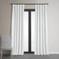 Hpd Half Price Drapes Signature Velvet Thermal Blackout Curtains For Living Room 120 Inch Long (1 Panel) Rod Pocket Insulated Blackout Curtains For Bedroom Window Curtains, 50W X 120L, Primary White