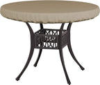 Covers & All Round Table Top Cover, 12 Oz Waterproof Uv & Weather Resistant Patio Table Cover, Outdoor Table Cover For Patio Outdoor Furniture & Coffee Table (54' Dia X 4' H Inches, Beige)