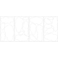 RoomMates RMK1562SCS White Clouds Peel and Stick Wall Decals 10 inch x 18 inch
