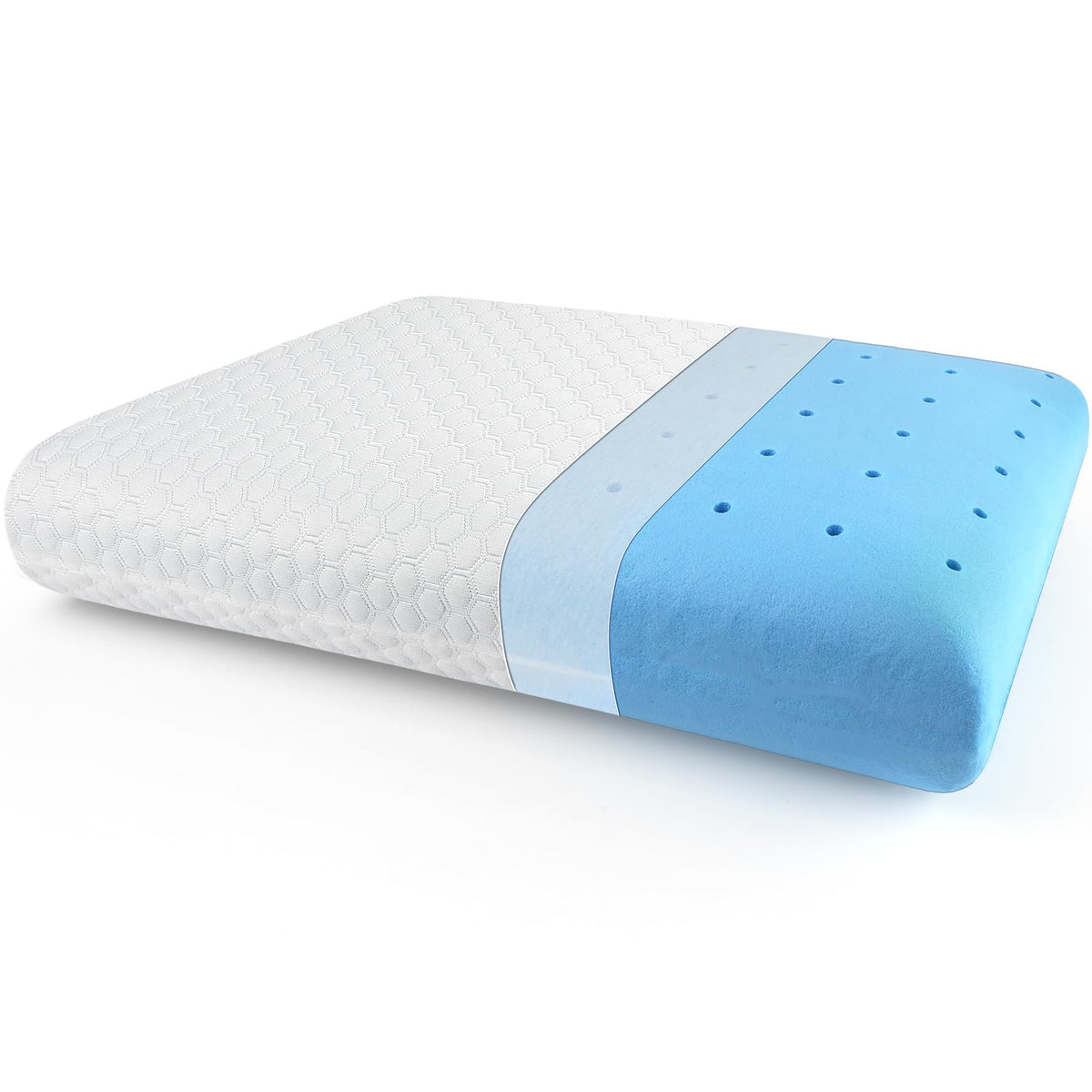 inight Memory Foam Pillows, Standard Pillow with Washable Cover, Back & Side Sleeper Pillows for Bed with Oeko-TEX & CertiPUR-US