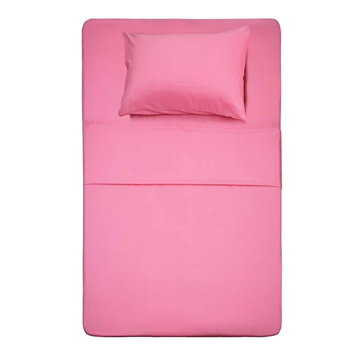 Best Season 3 Piece Bed Sheet Set (Twin,Peach Pink) 1 Flat Sheet,1 Fitted Sheet And 1 Pillow Cases,100% Brushed Microfiber 1800