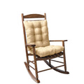 Tesica Indoor Outdoor Rocking Chair Cushions Pack Of 1, Patio High Back Chair Seat Cushions With Ties For Garden Patio Furniture