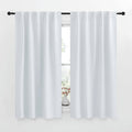 Nicetown Insulated Room Darkening Curtain Panels - (Cloud Grey Color) W42 X L63, Two Pieces, Modern Design Thermal Privacy Protection Window Treatment Drapes/Draperies For Bedroom