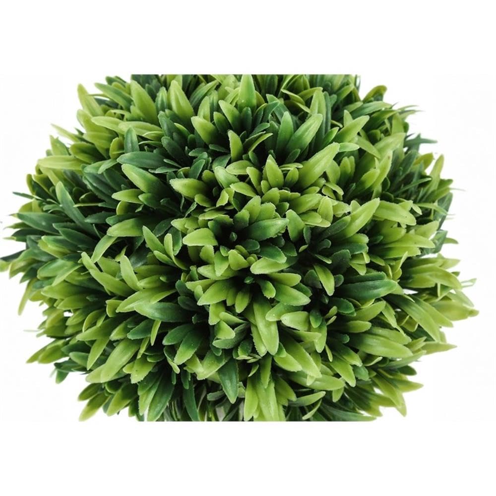 Monarch Specialties I 9589 Artificial Plant, 5' Tall, Grass, Indoor, Faux, Fake, Table, Greenery, Potted, Set of 3, Decorative, Green Plants, Grey Pots