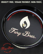Fury Bros. Black Series Scented Candles | Tobacco & Musk | All-Natural Soy Wax | Hand-Poured In Usa | Long 60-70 Hour Burn (9 Oz