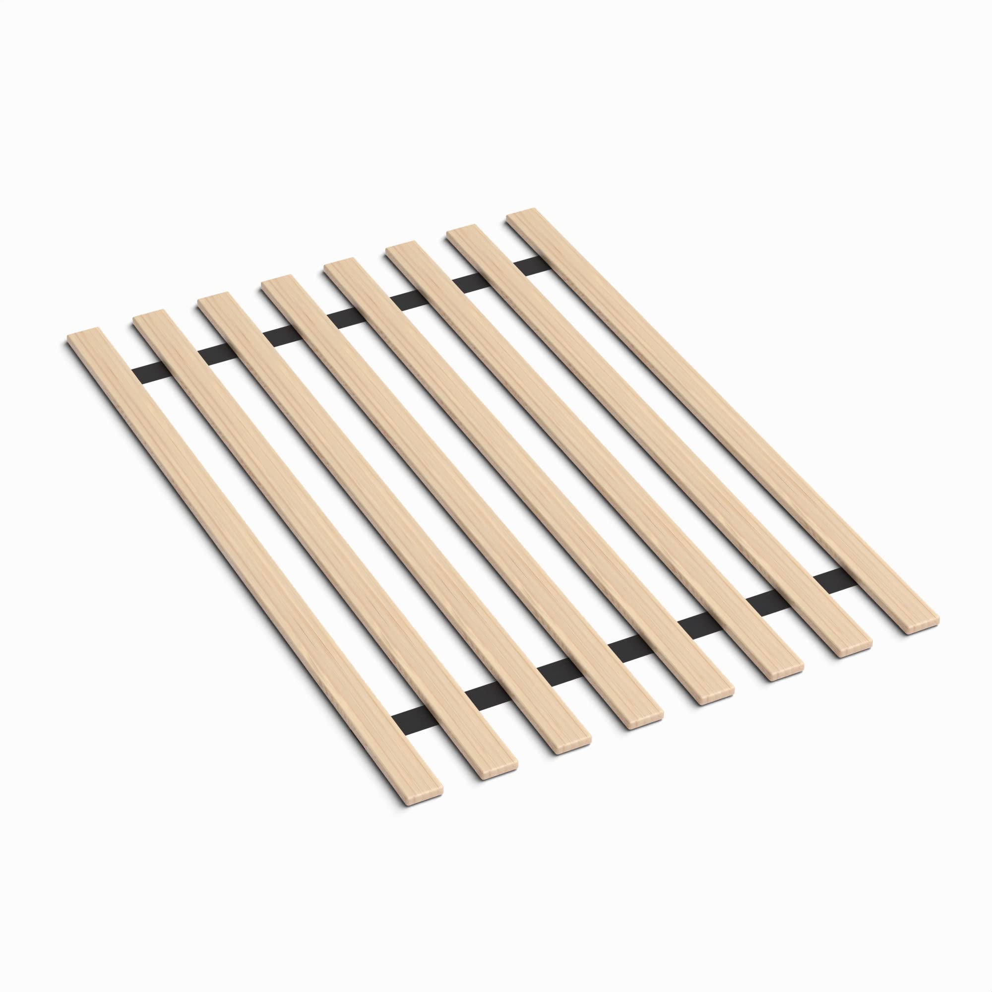 Continental Sleep, 0.68-Inch Heavy Duty Vertical Wooden Bunkie Board/Bed Slats, Enhance Mattress Support, Queen(60), Beige