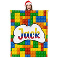 LLCXCSI Personalized Blankets with Name Customized Kids Blankets for Girls Boys Adults Throw Blankets for Bedroom Decor Christma