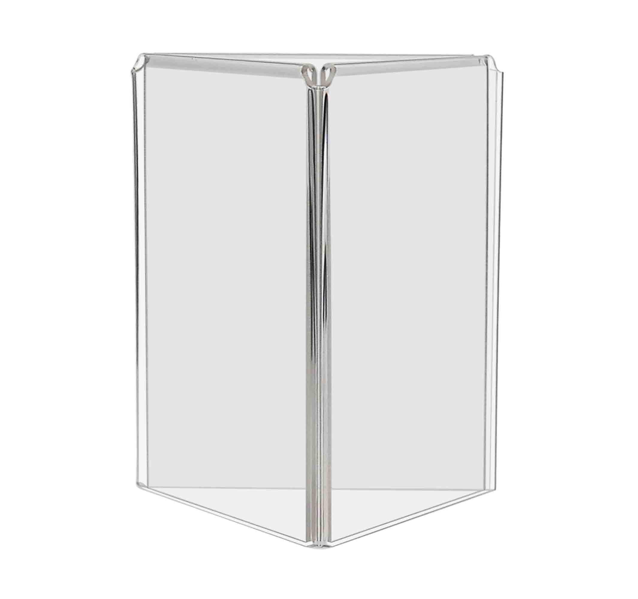 3 Panel Sign Holder Each Holds 5 X 7 Inch Multi Sided Frame Counter Top Holder Menu'S Daily Specials Tradeshow Hotel Restaurant