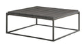 Steve Silver Co Tekoa 48-Inch Square Cocktail Acacia Veneers, Iron Base, Grand Scale for Modern Living Rooms Table, Walnut