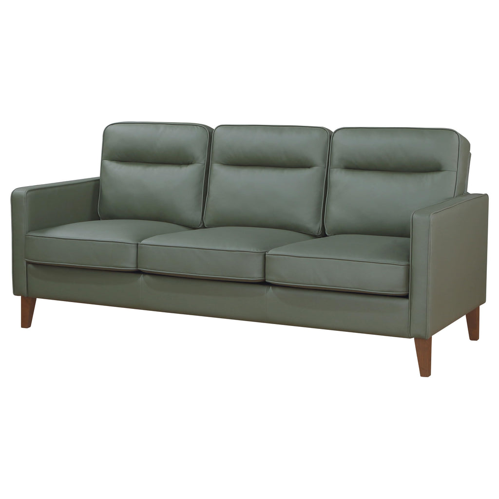 Coaster Jonah Upholstered Track Arm Sofa Green