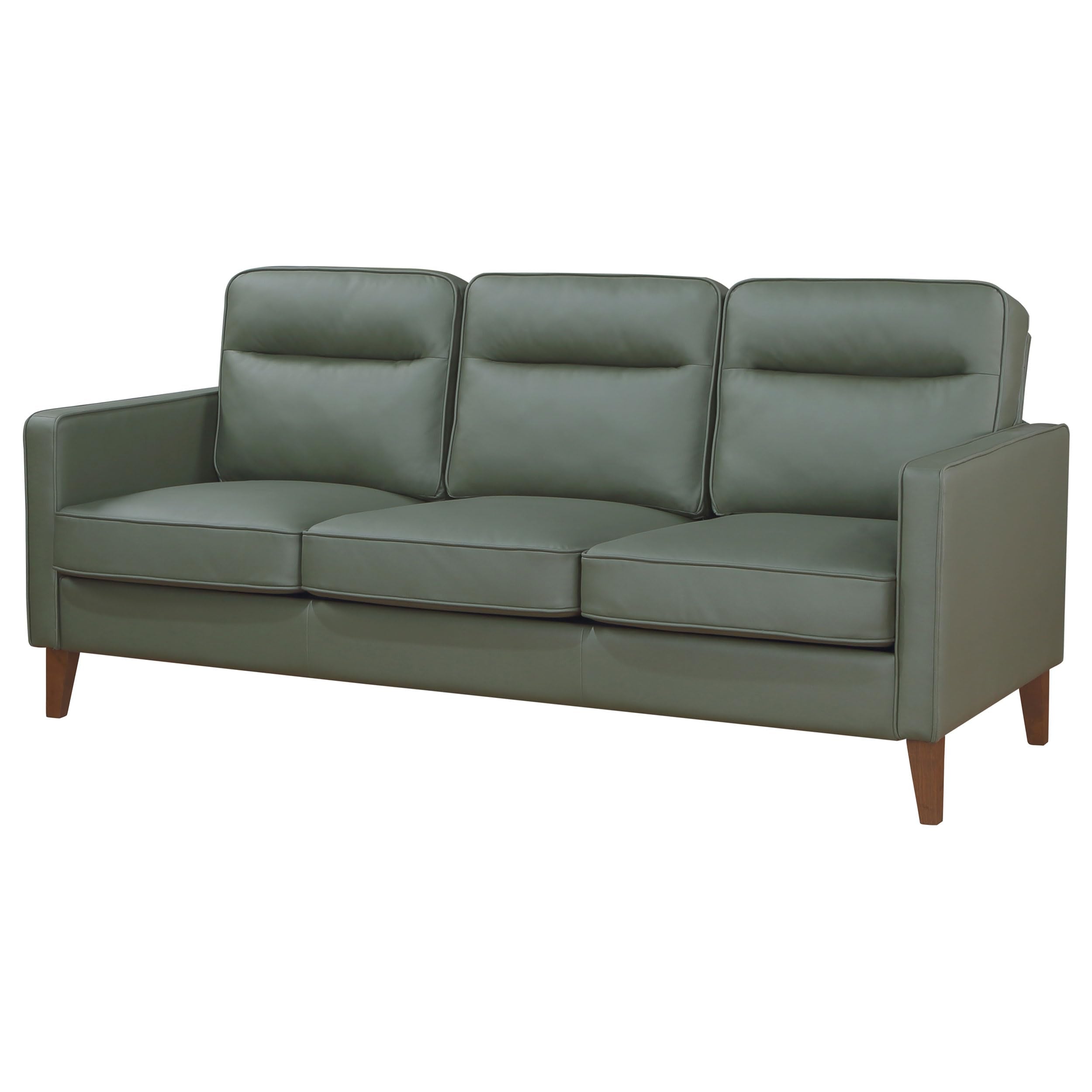 Coaster Jonah Upholstered Track Arm Sofa Green