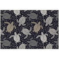 Seabreeze Sz13 Black Coastal Rug Rectangle 3' X 5'