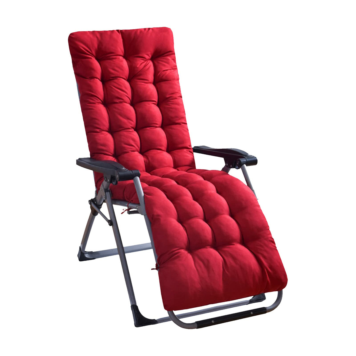 Imountek 67Inch Lounge Chair Cushions, Patio Lawn Recliner Zero Gravity Chair Cushion Chaise Lounger Cushion Soft Sofa Mat Long