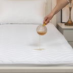 Quilted Waterproof Sleeper Sofa Mattress Protector Pad For 54X72 Full Size Pull Out Sofa Bed Fitted Matress Cover