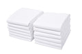 Linteum Textile White Cotton Pillowcases Set - King Size, T-200 Quality, Soft, Wrinkle-Free, Shrink-Resistant Pillowcase Cover -