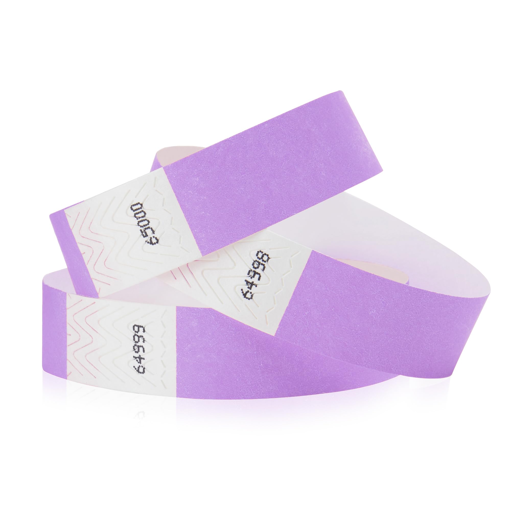 Wristco Berry Tyvek Wristbands For Events - 100 Count - Security Cuts & Tamper-Proof Design To Prevent Reuse - Premium-Grade Bra