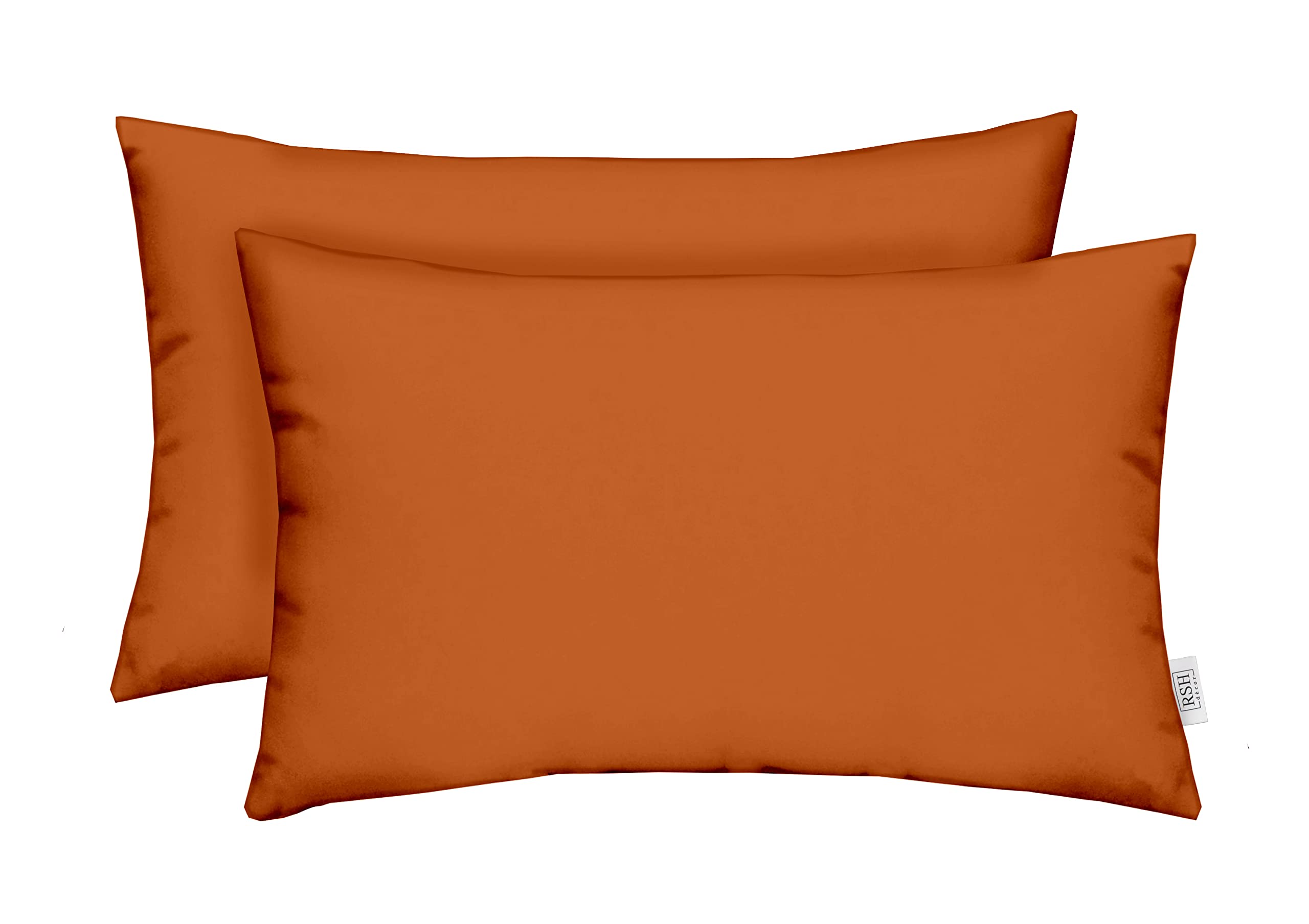 Rsh Decor: Sunbrella Lumbar Throw Pillows Set Of 2 | 20    X 12' | Water And Fade-Resistant Performance Fabric | Outdoor Suppor