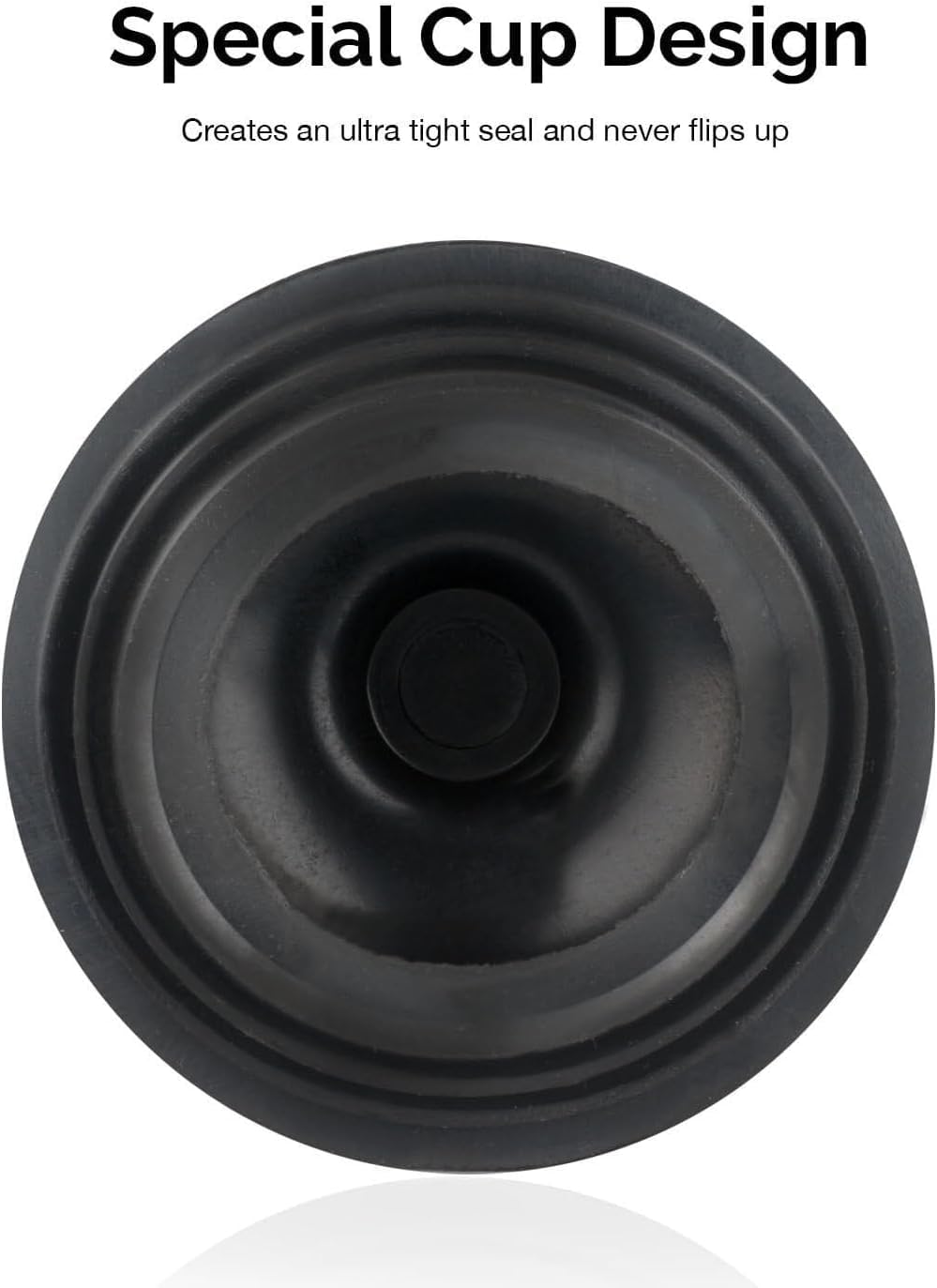 Neiko 60166A Toilet Plunger With Patented All-Angle Design, Heavy-Duty Toilet Bowl Plunger With Aluminum Handle, Bathroom Necess