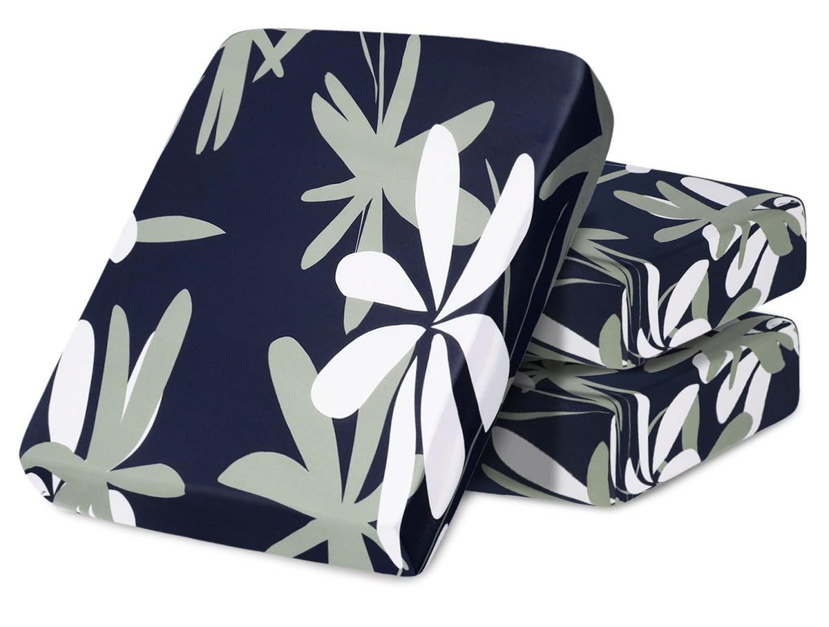 SearchI 3PC Printed Sofa Couch Cushion Covers Replacement Chair Cushion Slipcovers Stretch Sofa Seat Cover Furniture Protector S