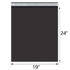 Ucgou Poly Mailers 19X24 Inch Black 50 Pack Extra Large Shipping Bags Strong Thick Mailing Envelopes Self Seal Adhesive Waterpro