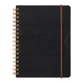 Designphil 15222006 Midori Ring Notebook, Grain, B6 Transformation, Black
