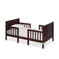 Dream On Me Hudson 3 In 1 Convertible Toddler Bed In Espresso, Greenguard Gold Certified, JPMA Certified, Non Toxic Finishes, Ma