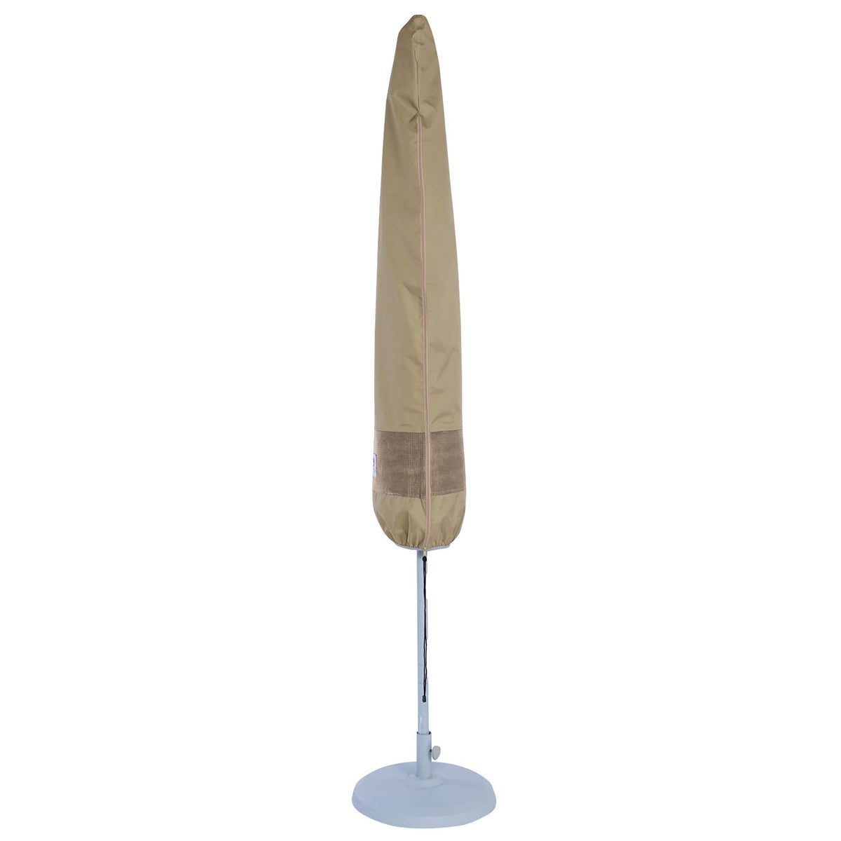 Duck Covers Elegant Waterproof 19 Inch Patio Umbrella Cover With Integrated Installation Pole