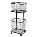 Farios Laundry Cart, Black